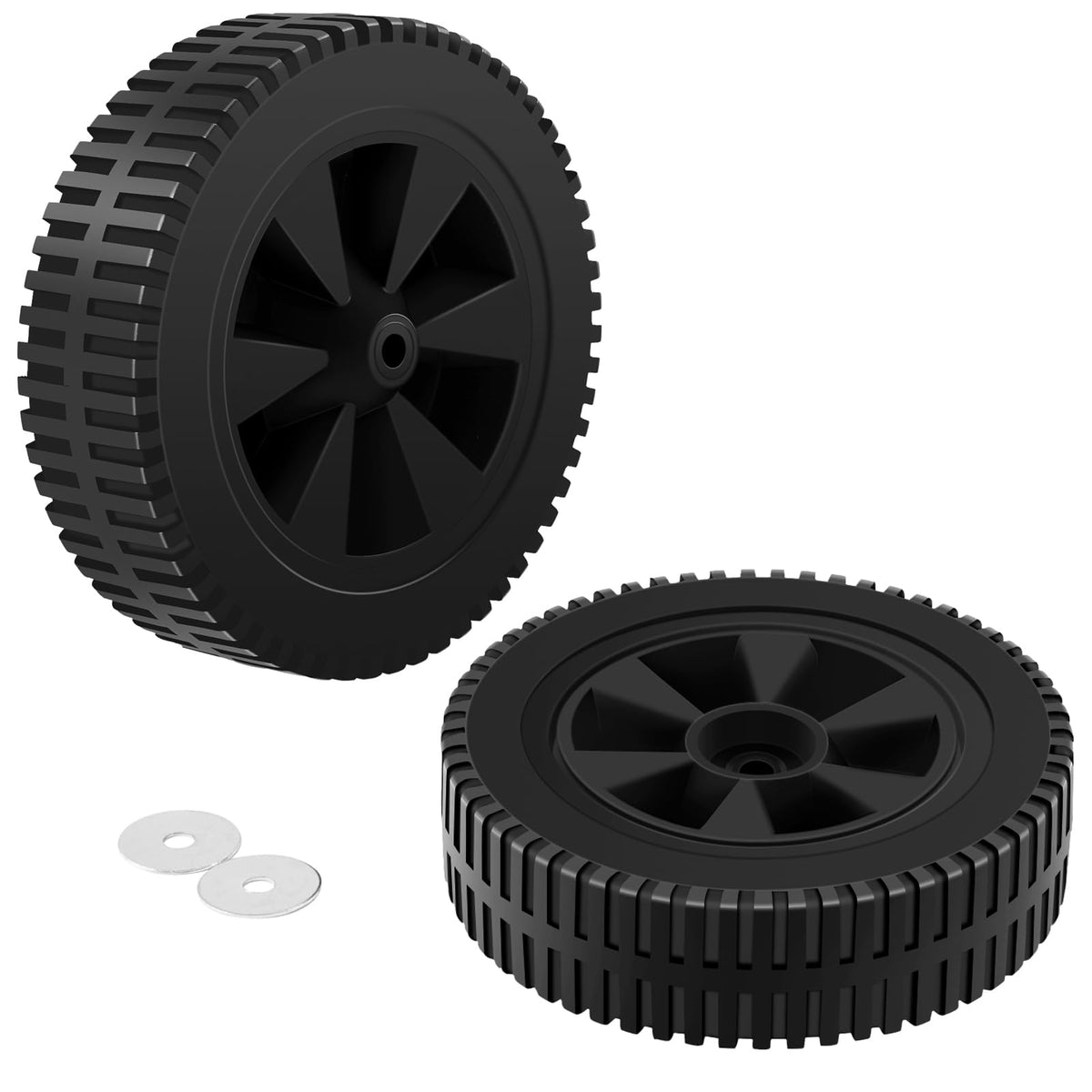 Charbrofire G437-0037-W1 wheel side view for stable grilling and easy replacement