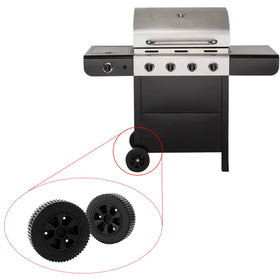 Charbrofire G437-0037-W1 wheel top view, durable plastic design for long-lasting performance