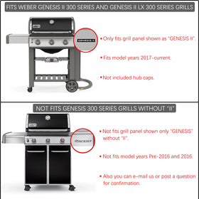 Charbrofire Genesis II 300-series compatibility fits multiple Weber Genesis II grills