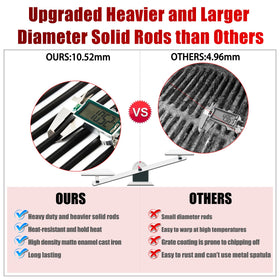 Charbrofire Genesis II grate assembly view demonstrates heavy-duty construction