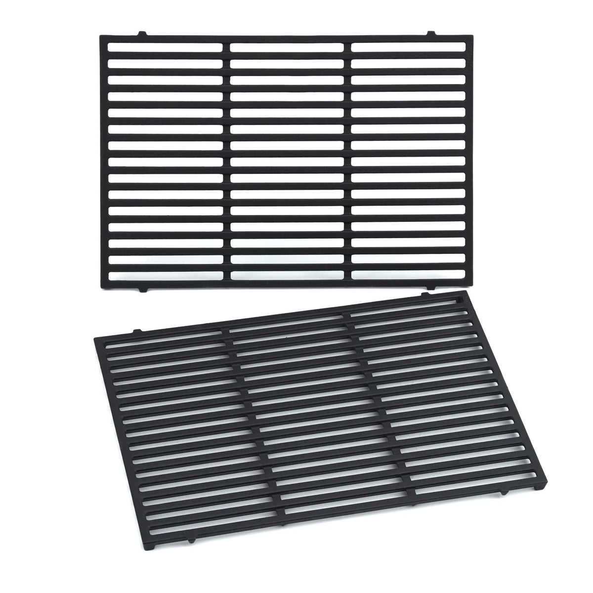 Charbrofire Genesis II grate closeup in matte enamel iron delivers even heat