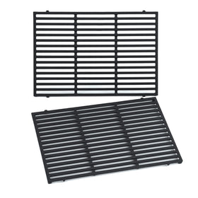 Charbrofire Genesis II grate closeup in matte enamel iron delivers even heat