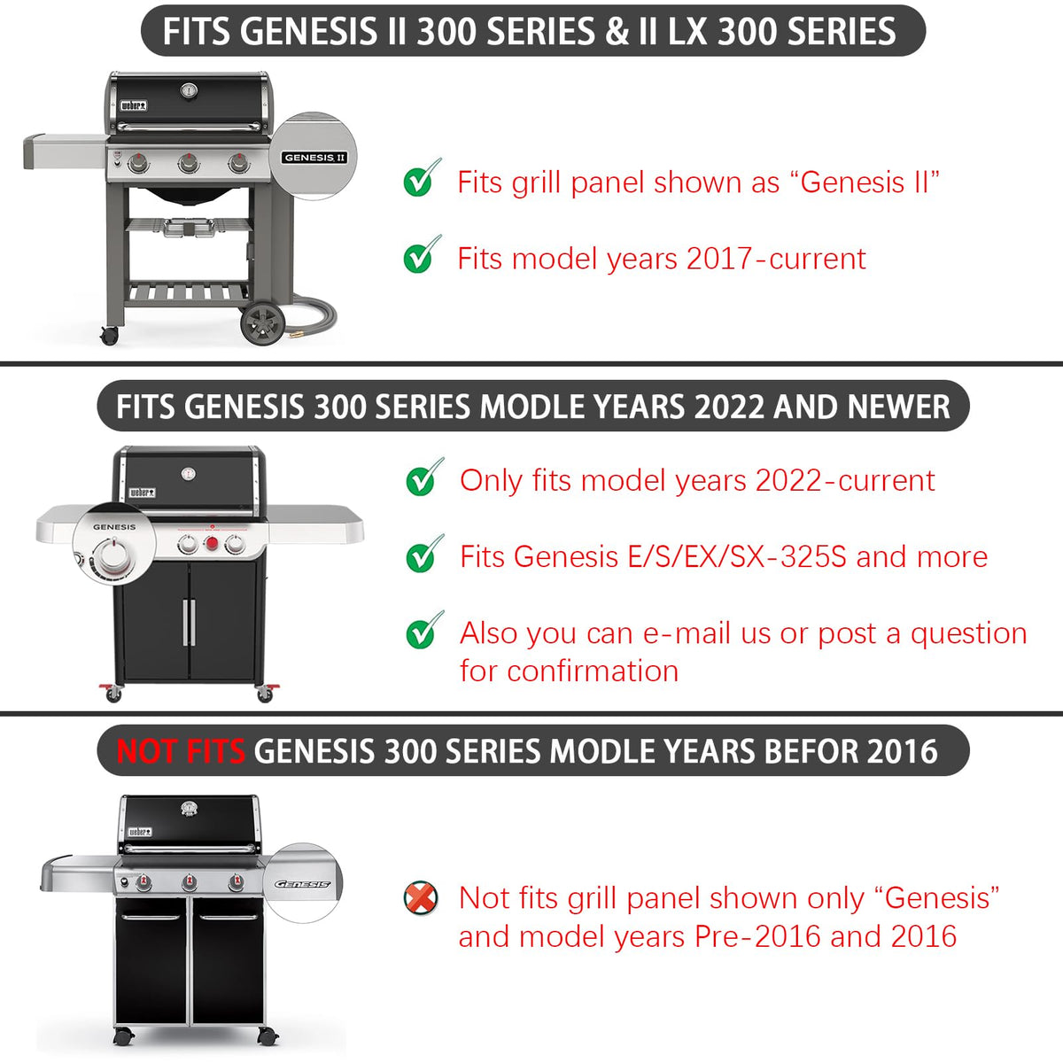 Charbrofire Genesis II grate dimensions highlight 18.75 x 13.25 inches for precise fit