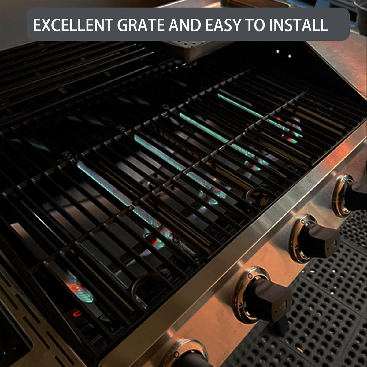 Charbrofire 463365522 grill grate offers easy cleanup and reliable performance.