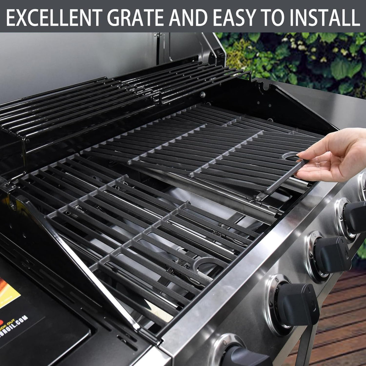 Charbrofire G426-0004-W1 compatible grates deliver high heat retention for fast cooking.
