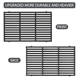 Charbrofire Weber Spirit grates help achieve even heat distribution for consistent searing.