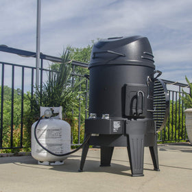 Charbroil Big Easy infrared cooking reduces flare-ups during meals