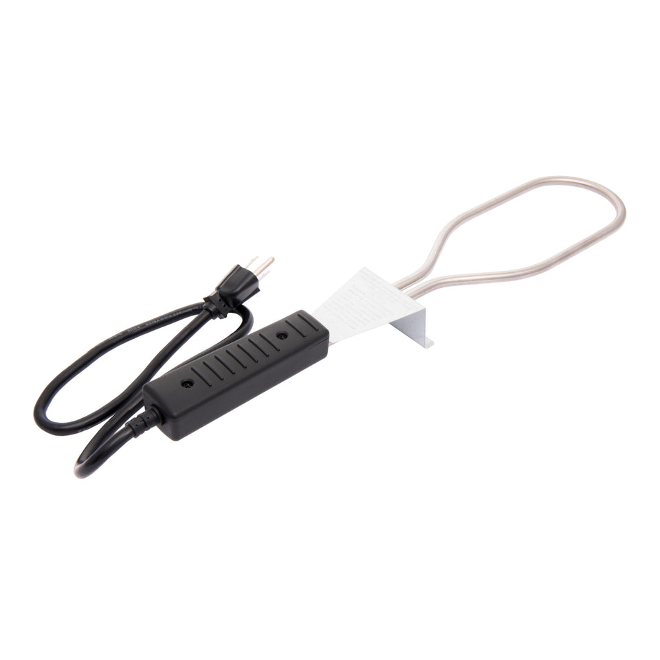 Charbroil Electric Charcoal Starter lights briquettes quickly without lighter fluid.