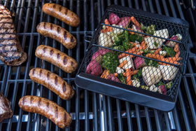 Char-Broil non-stick grill basket fits most grills for versatile use