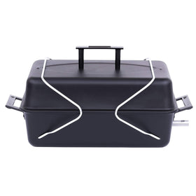 Charbroil portable convective 1-burner grill top view shows compact, travel-ready design