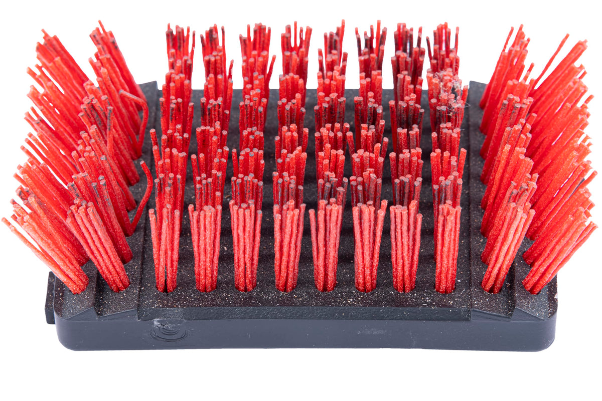 Replacement head compatible with the SAFER grill brush for quick upgrades