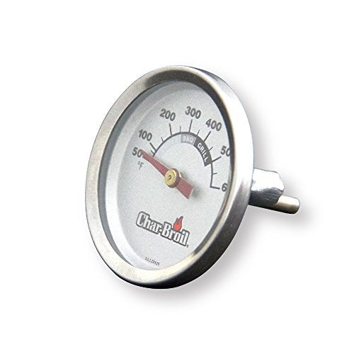 Charbroil universal lid temperature gauge provides precise heat readings for better grill control.