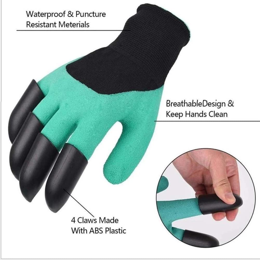 Chargenyang waterproof gloves keep hands dry while wet soil or watering.