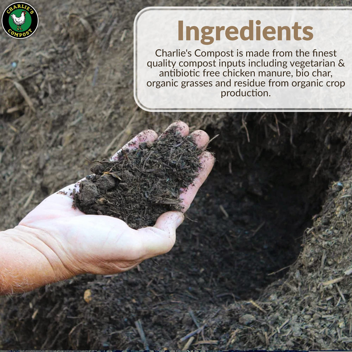 Charlie's Compost used in urban balcony garden with reduced odor