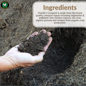 Charlie's Compost used in urban balcony garden with reduced odor
