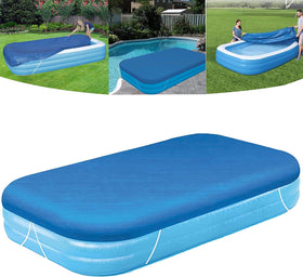 Charmluvee inflatable pool cover fits 120x72 pool and protects from debris.