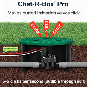 Chat-R-Box PRO slow distinct click rate aids valve detection