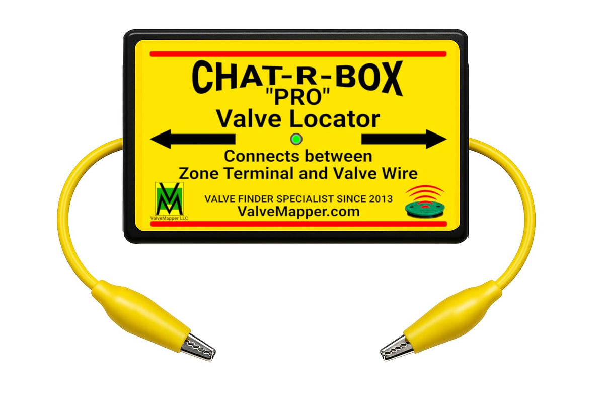 Chat-R-Box PRO valve locator wiring setup for quick testing