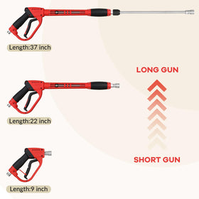 CHAVOR gun with adjustable lengths for roof, driveway, and garden beds.