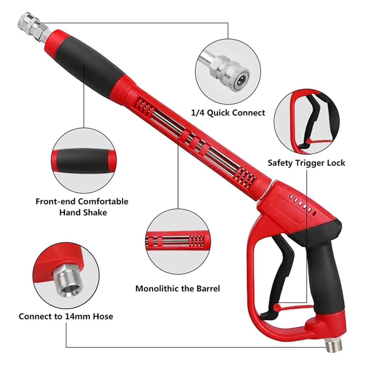 CHAVOR quarter inch extension rod extends cleaning reach
