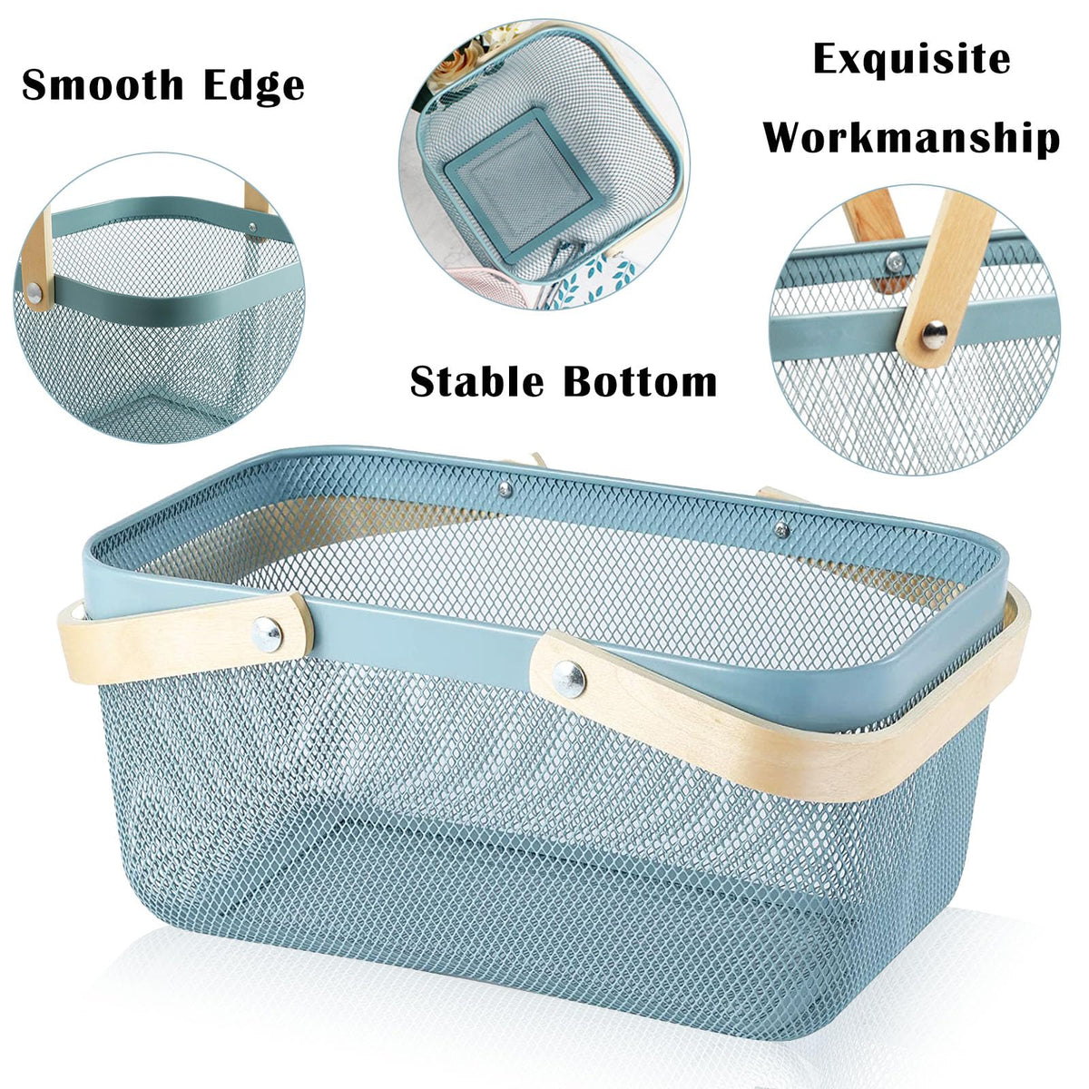 Cheardia blue airflow harvest basket showing ventilated design for freshness.
