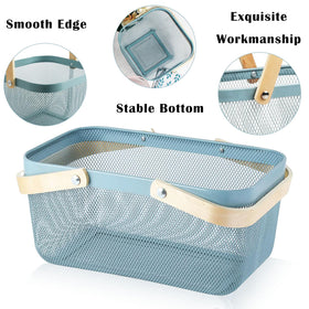 Cheardia blue airflow harvest basket showing ventilated design for freshness.