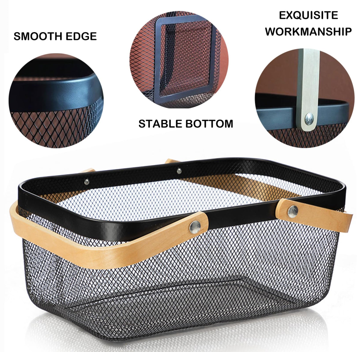 Cheardia small metal-mesh harvest basket for compact gathering.