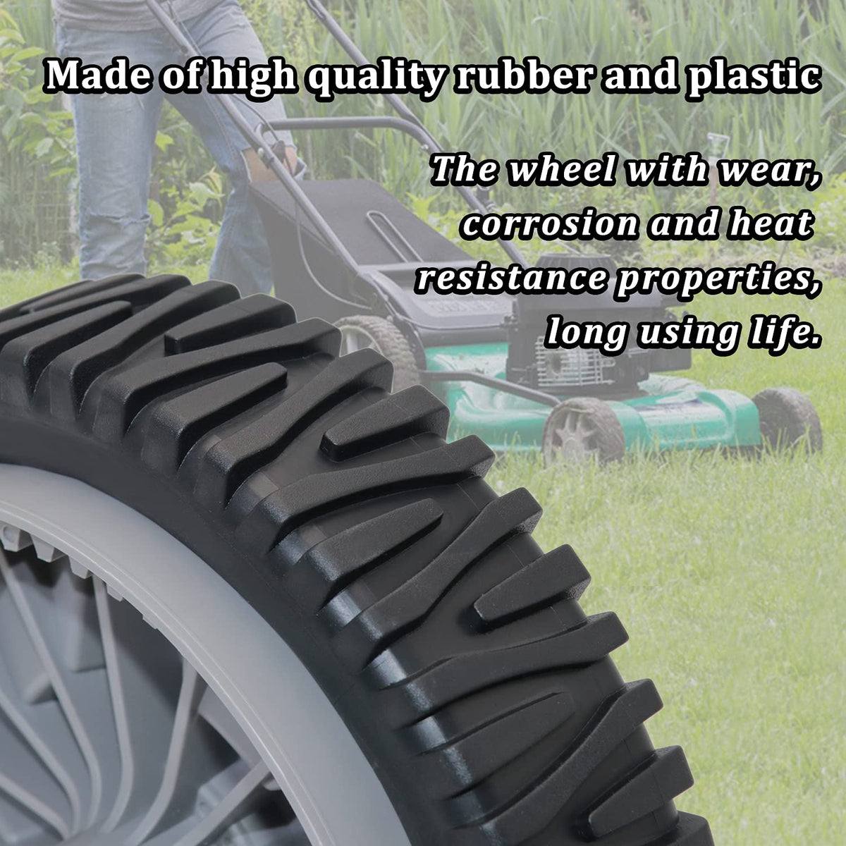 CheeMuii 193912X460 8-inch diameter wheel with durable construction