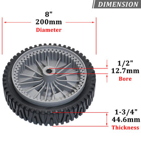CheeMuii 193912X460 side view lawn mower wheel ready for installation