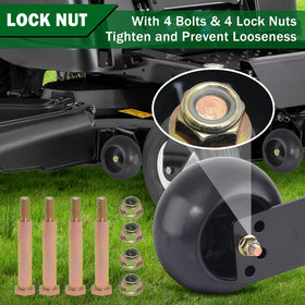 CheeMuii 4-pack deck wheels assembly in kit