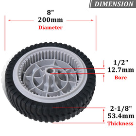 Cheemuii 734-04018a replacement wheel for Troy-Bilt TB240.