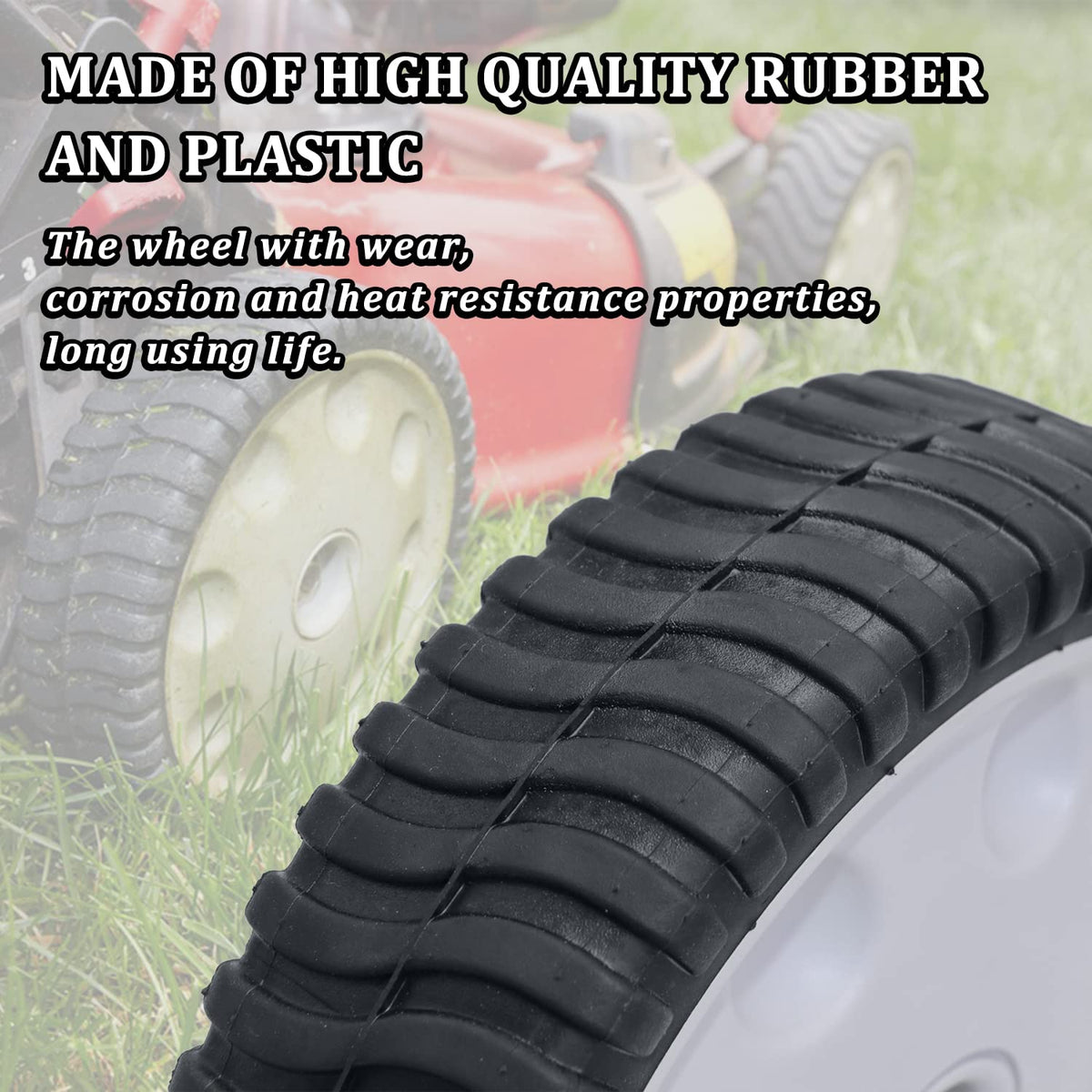Cheemuii 734-04018b front drive wheel supports stable mowing.