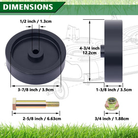 CheeMuii compatible models ensure easy deck wheel replacement