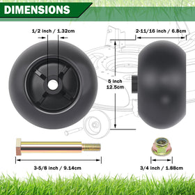 CheeMuii wheel assembly kit includes bolts and lock nuts