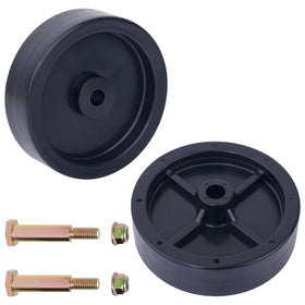 CheeMuii deck wheels kit 2 pcs enhances mower deck stability on uneven terrain