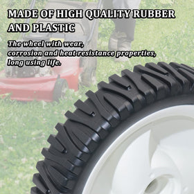 CheeMuii front wheel bore 1/2in compatible with common mower axles for easy install