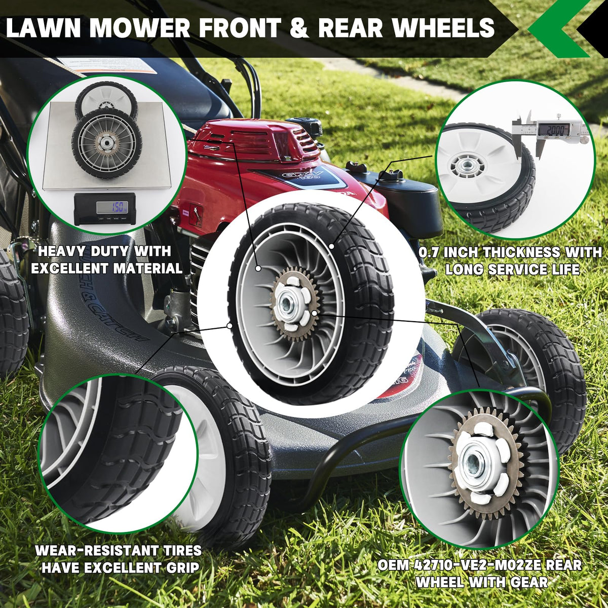 CheeMuii HRR216 wheels installation showing easy hex nut removal