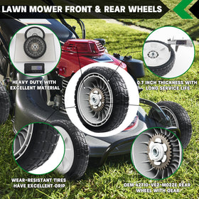 CheeMuii HRR216 wheels installation showing easy hex nut removal