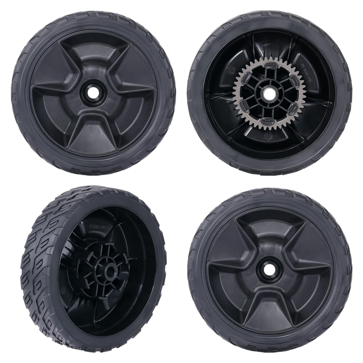 CheeMuii HRN216 back wheels 8in for improved mower traction
