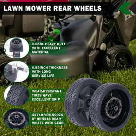 CheeMuii HRN216 wheel gear traction highlights metal gears for better drive.
