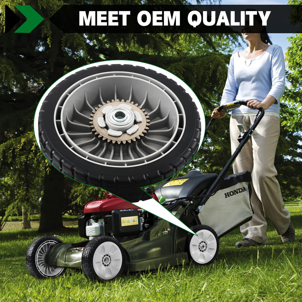 CheeMuii packaging with two replacement rear wheels kit
