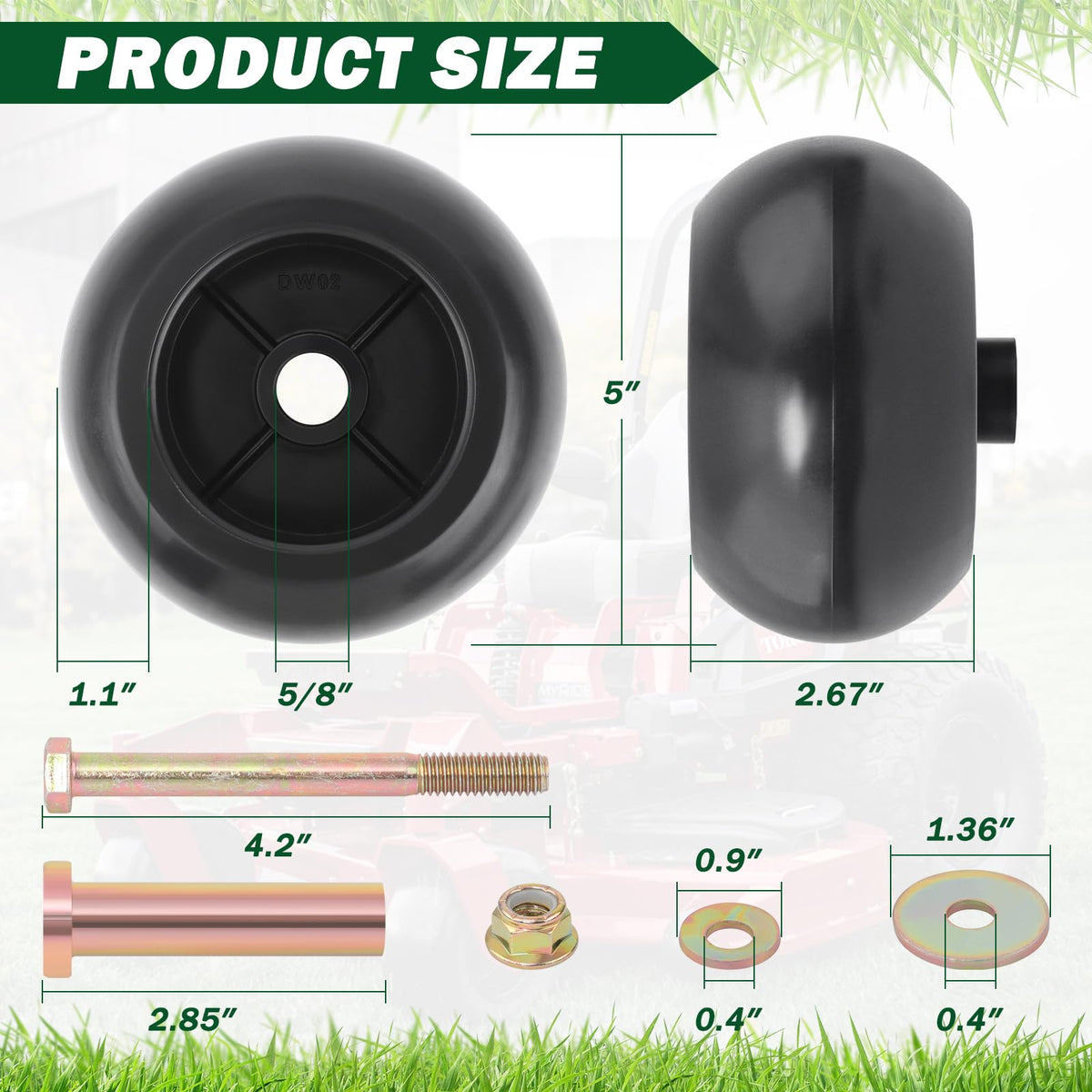 CheeMuii quality materials ensure durable, high-temperature resistant deck wheels for lasting performance.