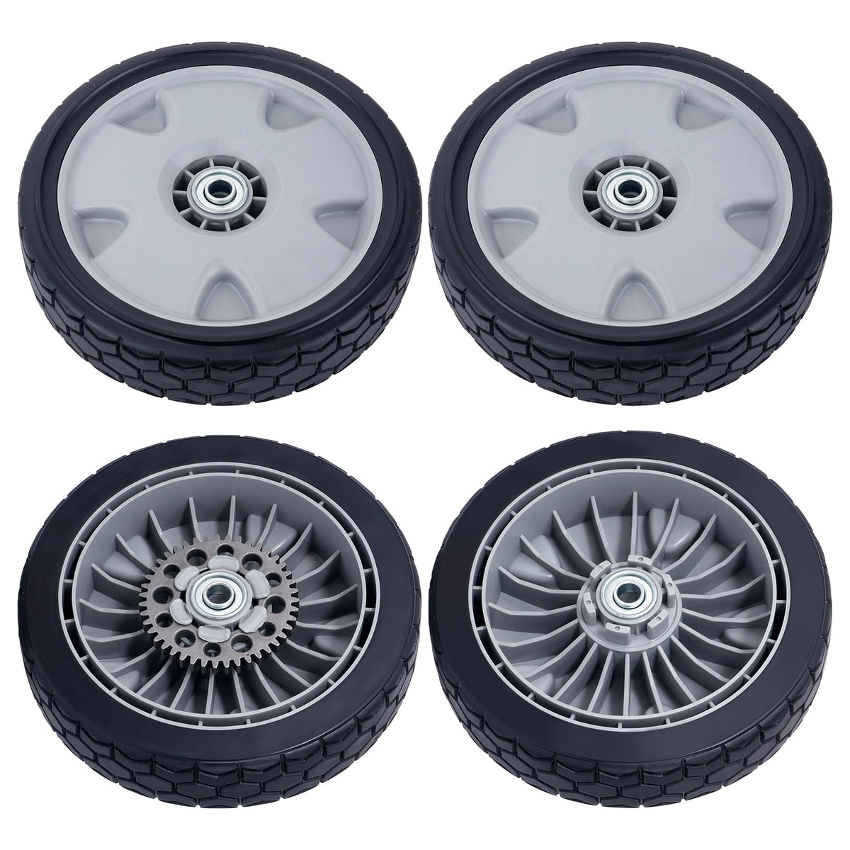 CheeMuii rear wheels kit for HRX217 with enhanced traction on uneven turf