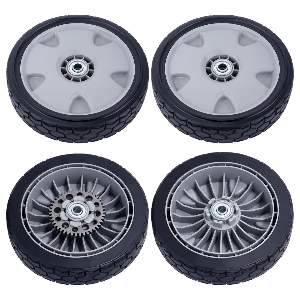 CheeMuii rear wheels kit for HRX217 with enhanced traction on uneven turf