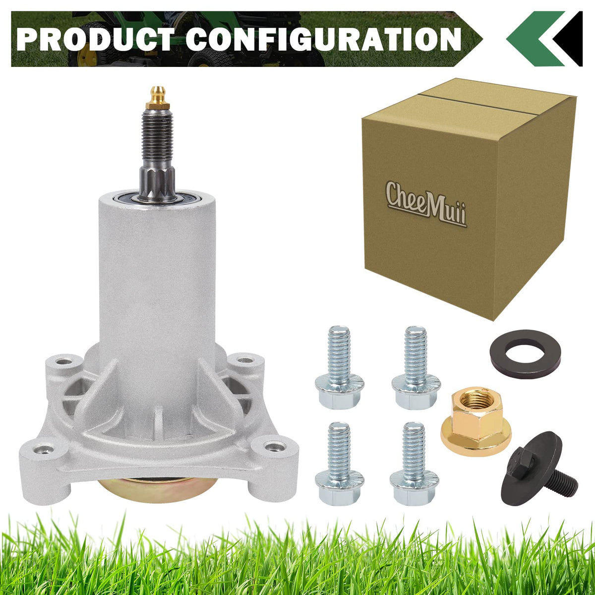 CheeMuii CNC-machined threads ensure burr-free fit during installation.