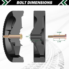 CheeMuii versatile wheels for mowers, generators, and tillers.