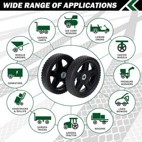 CheeMuii wheel bore 1/2 inch compatible with common axles.