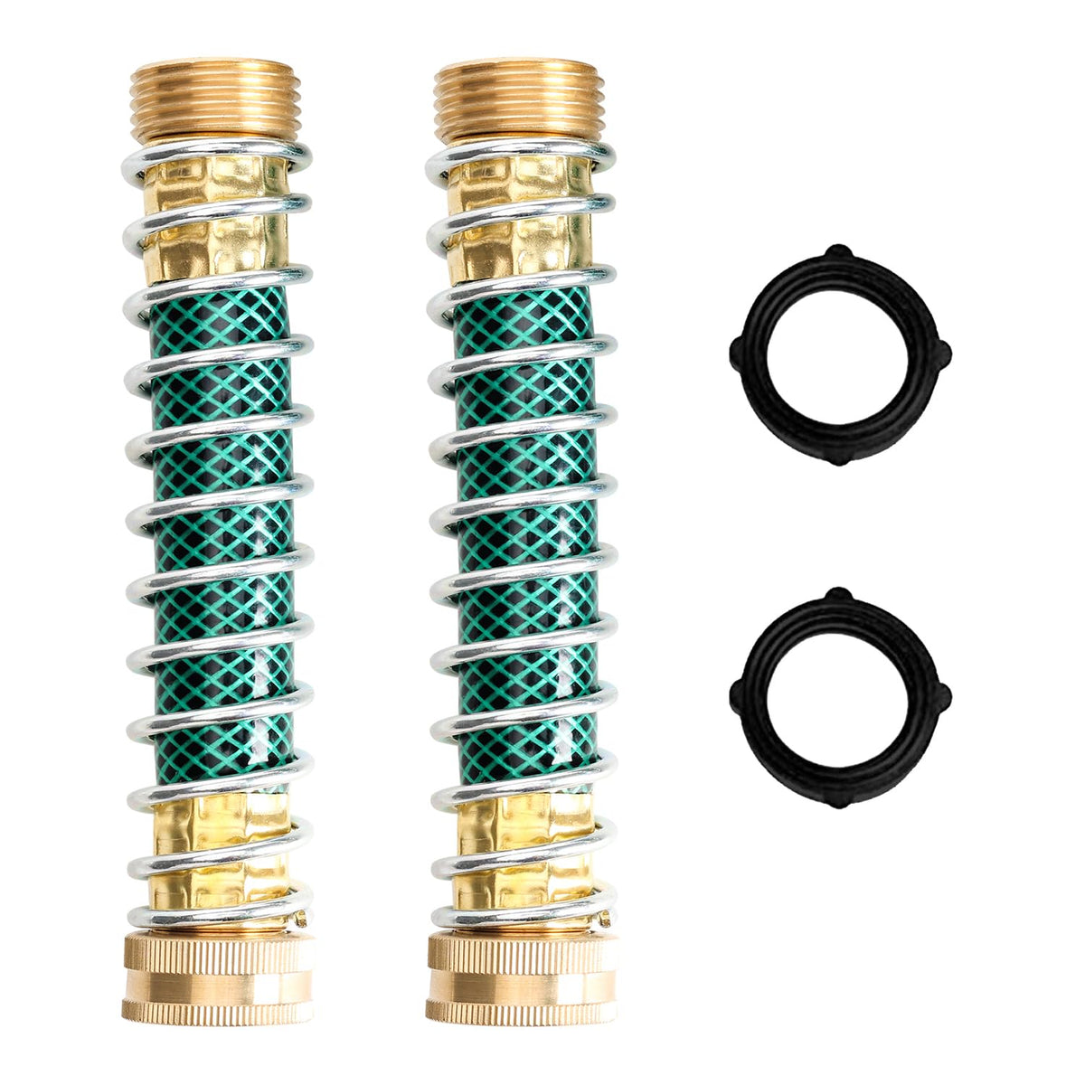 Cheerwater 2-pack brass hose adapters secure leak-free connections.