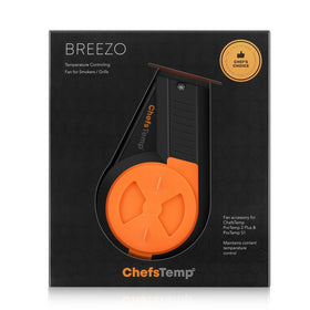 ChefsTemp Breezo V2 wireless setup shows app control for hands-free cooking.