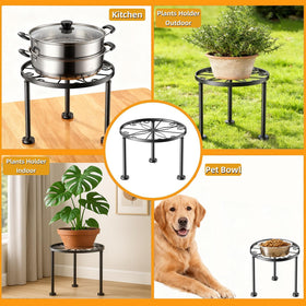 Chejievy floral-pattern stand adds elegance to any space.